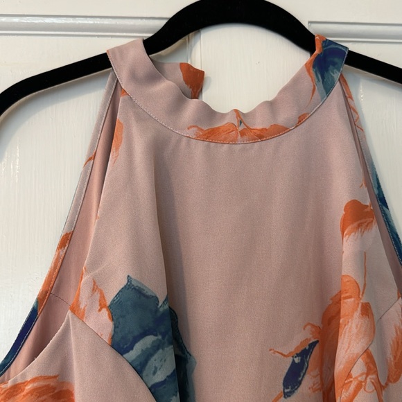 Halter Printed Dress - Picture 2 of 4